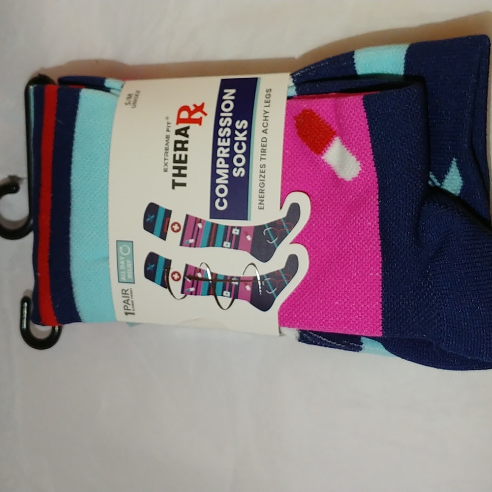 Extreme Fit Unisex Nurse Inspired Knee High Compression Socks - NWOT